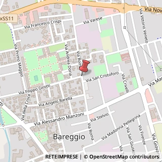 Mappa Via Roma,  71, 20010 Bareggio, Milano (Lombardia)