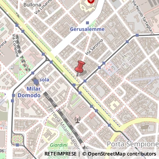 Mappa Via Giuseppe Mussi,  1, 20154 Milano, Milano (Lombardia)