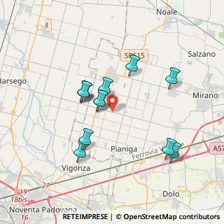 Mappa Via Volpin N.38 30030 Caltana di, 30036 Santa Maria di Sala VE, Italia (3.21167)