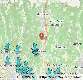 Mappa Via Clocego, 37142 Verona VR, Italia (3.441)