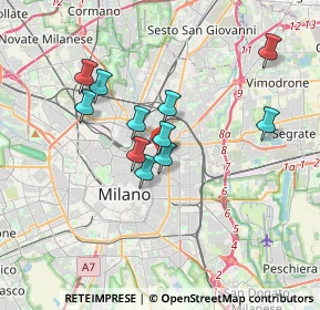 Mappa Via San Rocco, 20129 Milano MI, Italia (2.91455)