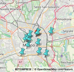 Mappa Via San Rocco, 20129 Milano MI, Italia (2.73583)