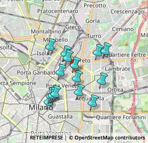 Mappa Via San Rocco, 20129 Milano MI, Italia (1.44733)