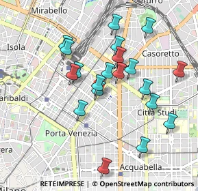 Mappa Via San Rocco, 20129 Milano MI, Italia (0.875)