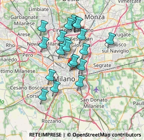 Mappa Via San Rocco, 20129 Milano MI, Italia (5.7445)