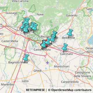 Mappa Via dei Ponticelli, 25014 Castenedolo BS, Italia (6.6515)