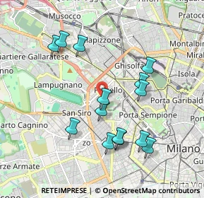 Mappa Portello, 20149 Milano MI, Italia (1.86071)