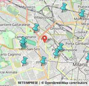 Mappa Portello, 20149 Milano MI, Italia (2.74083)
