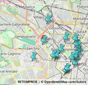 Mappa Portello, 20149 Milano MI, Italia (2.509)