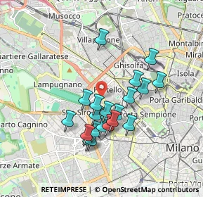 Mappa Portello, 20149 Milano MI, Italia (1.519)