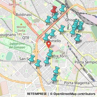 Mappa Via Guglielmo Silva, 20151 Milano MI, Italia (1.122)