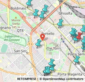 Mappa Portello, 20149 Milano MI, Italia (1.4455)