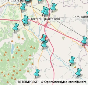 Mappa Via Secula, 36023 Longare VI, Italia (6.0055)