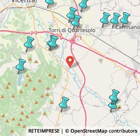 Mappa Via Secula, 36023 Longare VI, Italia (5.44357)