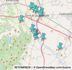 Mappa Via Secula, 36023 Longare VI, Italia (3.43909)