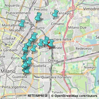 Mappa Via Valvassori Peroni Carlo, 20133 Milano MI, Italia (2.0465)