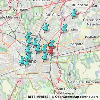 Mappa Via Valvassori Peroni Carlo, 20133 Milano MI, Italia (3.32813)