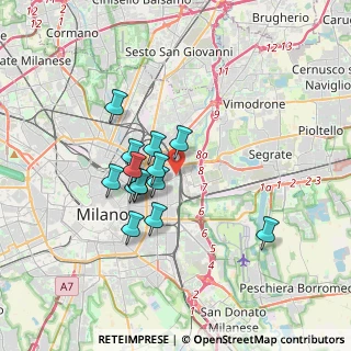 Mappa Via Valvassori Peroni Carlo, 20133 Milano MI, Italia (2.70929)