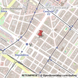 Mappa Via San Gregorio,  44, 20124 Milano, Milano (Lombardia)