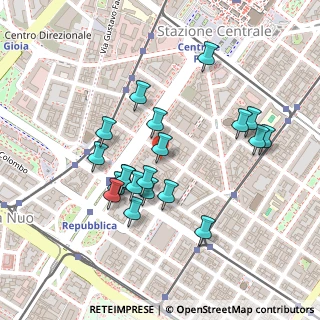 Mappa Via San Gregorio, 20124 Milano MI, Italia (0.213)