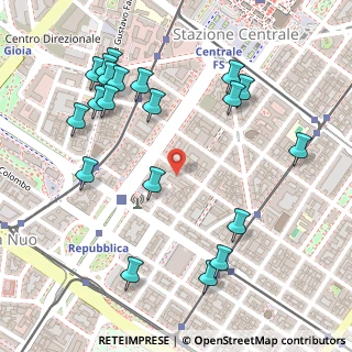 Mappa Via San Gregorio, 20124 Milano MI, Italia (0.299)
