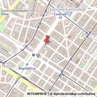 Mappa Via San Gregorio,  46, 20124 Milano, Milano (Lombardia)