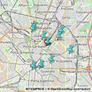 Mappa Via Luigi Razza, 20124 Milano MI, Italia (1.46273)