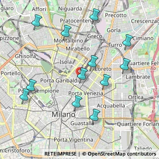 Mappa Via Luigi Razza, 20124 Milano MI, Italia (2.2475)