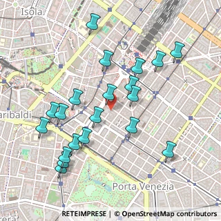 Mappa Via Luigi Razza, 20124 Milano MI, Italia (0.5135)