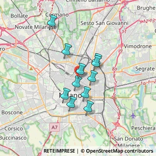 Mappa Via San Gregorio, 20124 Milano MI, Italia (2.71727)