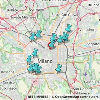 Mappa Via Luigi Razza, 20124 Milano MI, Italia (3.475)