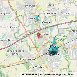 Mappa Piazza Insubria, 20010 Marcallo con Casone MI, Italia (2.20417)