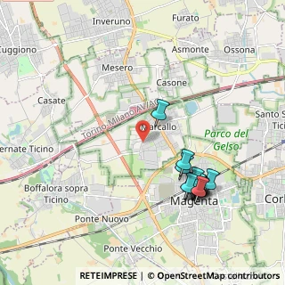 Mappa Piazza Insubria, 20010 Marcallo con Casone MI, Italia (2.06714)