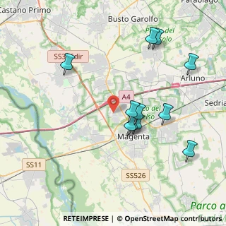 Mappa Piazza Insubria, 20010 Marcallo con Casone MI, Italia (3.85727)