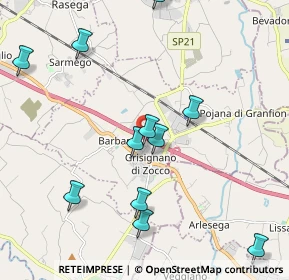 Mappa E70, 36040 Grisignano di Zocco VI, Italia (2.61385)