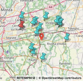 Mappa SP Antica Cassano D'Adda, 20060 Truccazzano MI, Italia (7.26375)