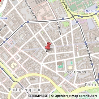 Mappa Via Paolo Lomazzo, 3, 20154 Milano, Milano (Lombardia)