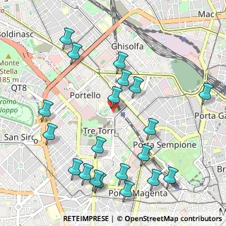 Mappa Via Giovanni da Procida, 20149 Milano MI, Italia (1.2235)