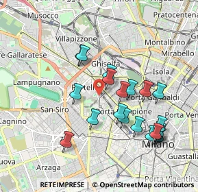 Mappa Via Giovanni da Procida, 20149 Milano MI, Italia (1.843)