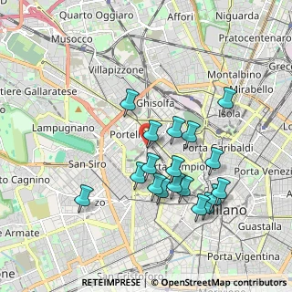 Mappa Via Giovanni da Procida, 20149 Milano MI, Italia (1.78667)