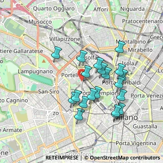 Mappa Via Giovanni da Procida, 20149 Milano MI, Italia (1.6815)