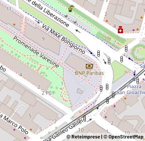 Mappa Piazza Lina Bo Bardi, 20124 Milano MI, Italia (0.088)