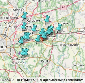 Mappa Via Bruno Buozzi, 20050 Liscate MI, Italia (5.20529)