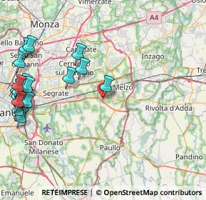 Mappa Via Bruno Buozzi, 20050 Liscate MI, Italia (11.279)