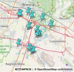 Mappa Via Giovanni Verga, 25010 Borgosatollo BS, Italia (3.23067)