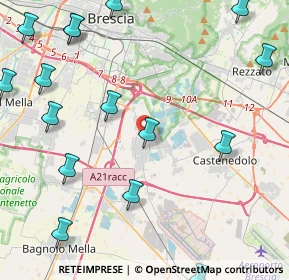 Mappa Via Giovanni Verga, 25010 Borgosatollo BS, Italia (6.23444)