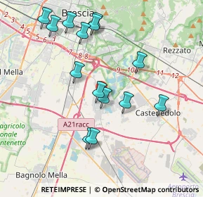 Mappa Via Giovanni Verga, 25010 Borgosatollo BS, Italia (3.89)
