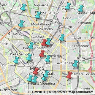 Mappa Via Carlo Tenca, 20124 Milano MI, Italia (2.6085)