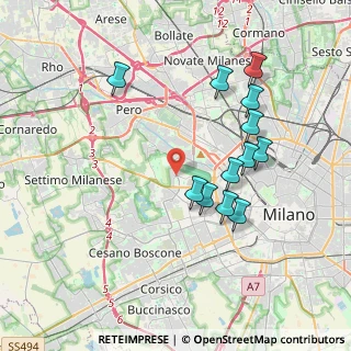 Mappa Via Achille, 20151 Milano MI, Italia (3.6725)