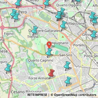 Mappa Via Achille, 20151 Milano MI, Italia (3.3815)